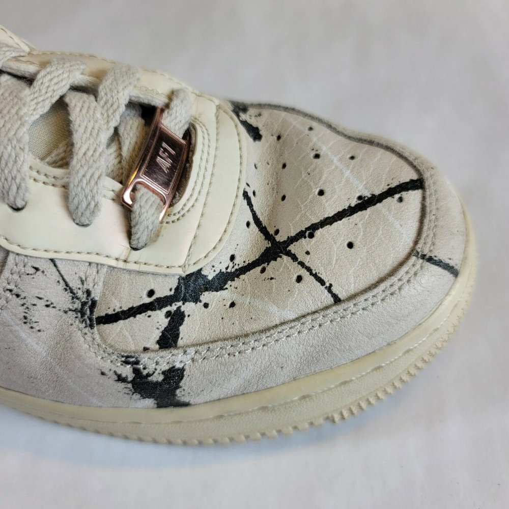 Nike Air Force 1 07 Lx Paint Splatter women size 6.5 - Picture 9 of 13